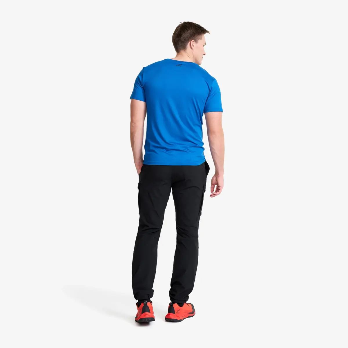 Camiseta ajustada con logotipo Mission para hombre, azul clásico Camiseta ajustada con logotipo Mission para hombre, azul clásico