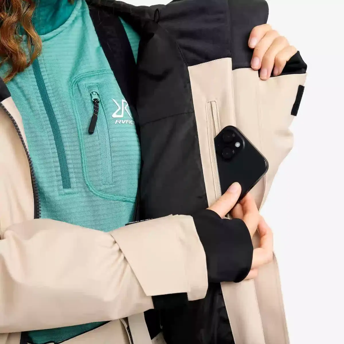 Chaqueta de esquí aislante Halo 2L para mujer Peyote Chaqueta de esquí aislante Halo 2L para mujer Peyote