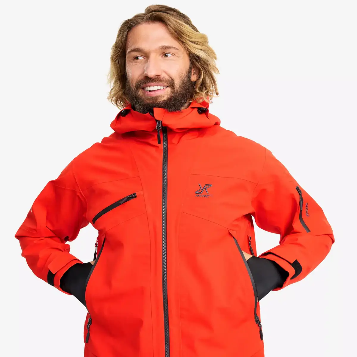 Chaqueta de esquí Atlas 3L para hombre, color lava Chaqueta de esquí Atlas 3L para hombre, color lava