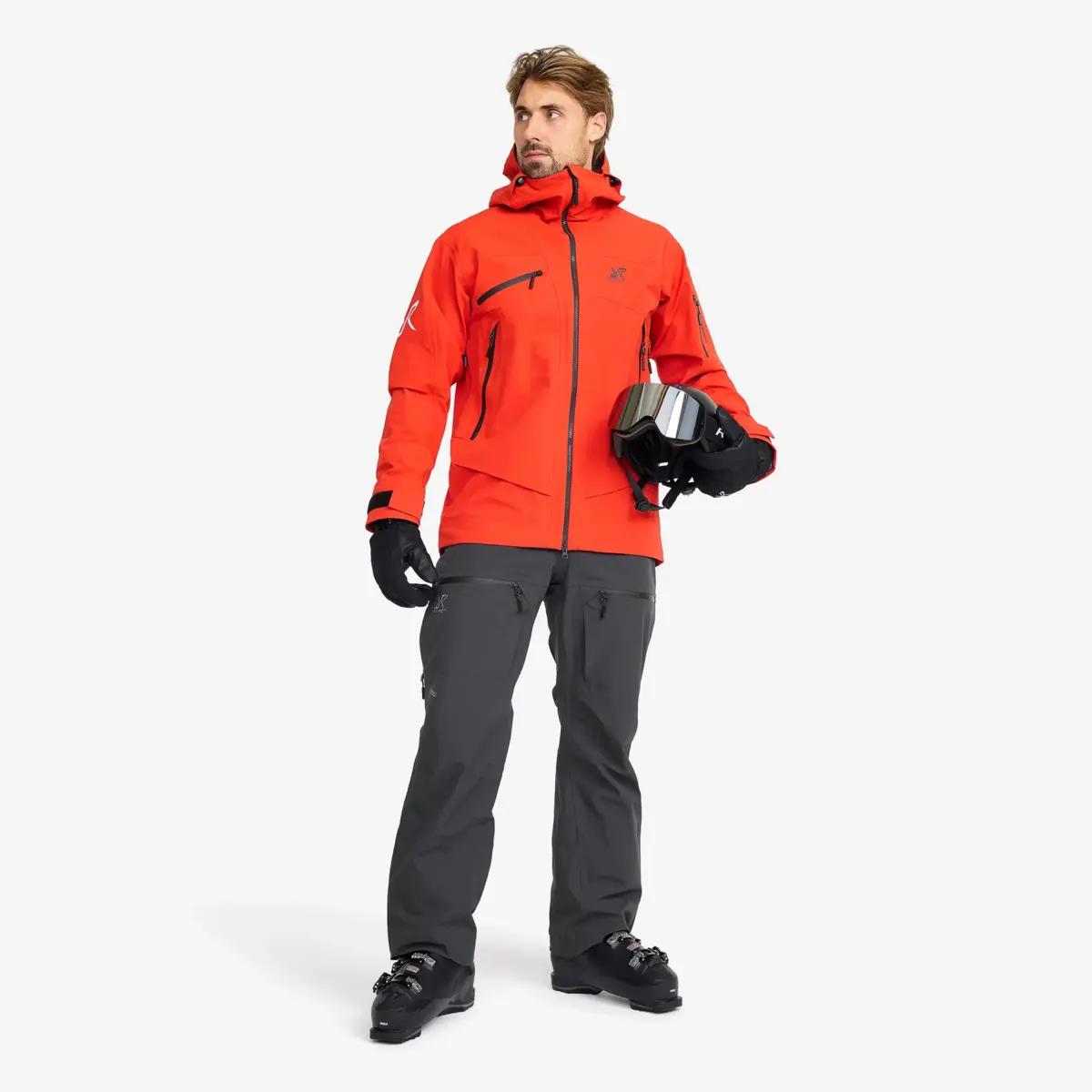 Chaqueta de esquí Atlas 3L para hombre, color lava Chaqueta de esquí Atlas 3L para hombre, color lava
