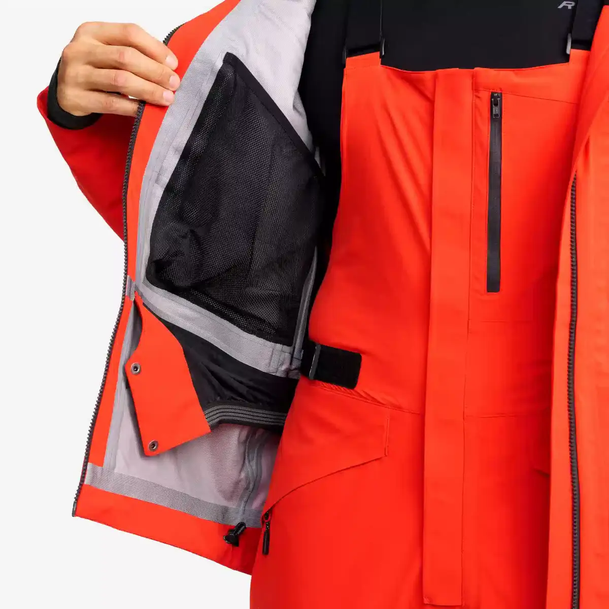 Chaqueta de esquí Atlas 3L para hombre, color lava Chaqueta de esquí Atlas 3L para hombre, color lava