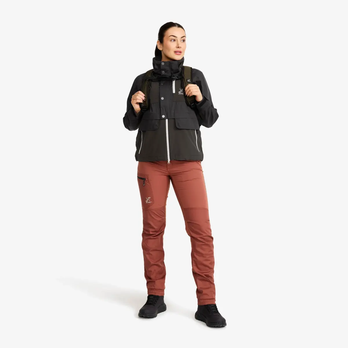 Chaqueta Rambler Lightweight Pro para mujer, antracita/avena Chaqueta Rambler Lightweight Pro para mujer, antracita/avena