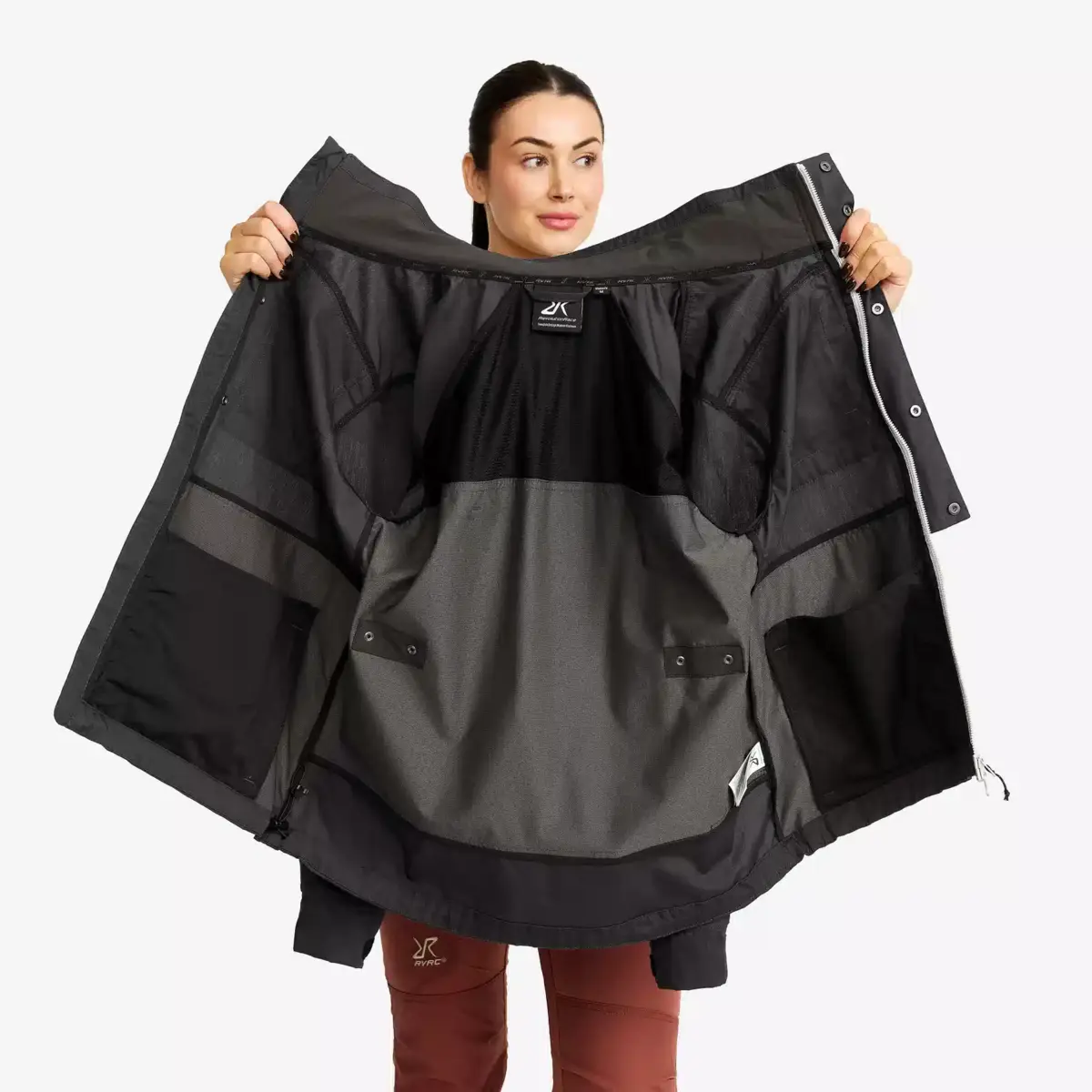 Chaqueta Rambler Lightweight Pro para mujer, antracita/avena Chaqueta Rambler Lightweight Pro para mujer, antracita/avena