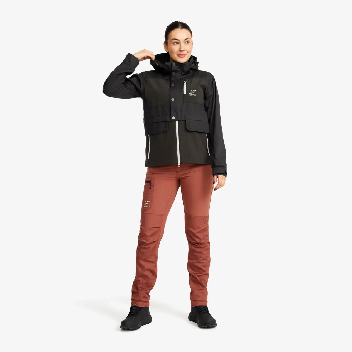 Chaqueta Rambler Lightweight Pro para mujer, antracita/avena Chaqueta Rambler Lightweight Pro para mujer, antracita/avena