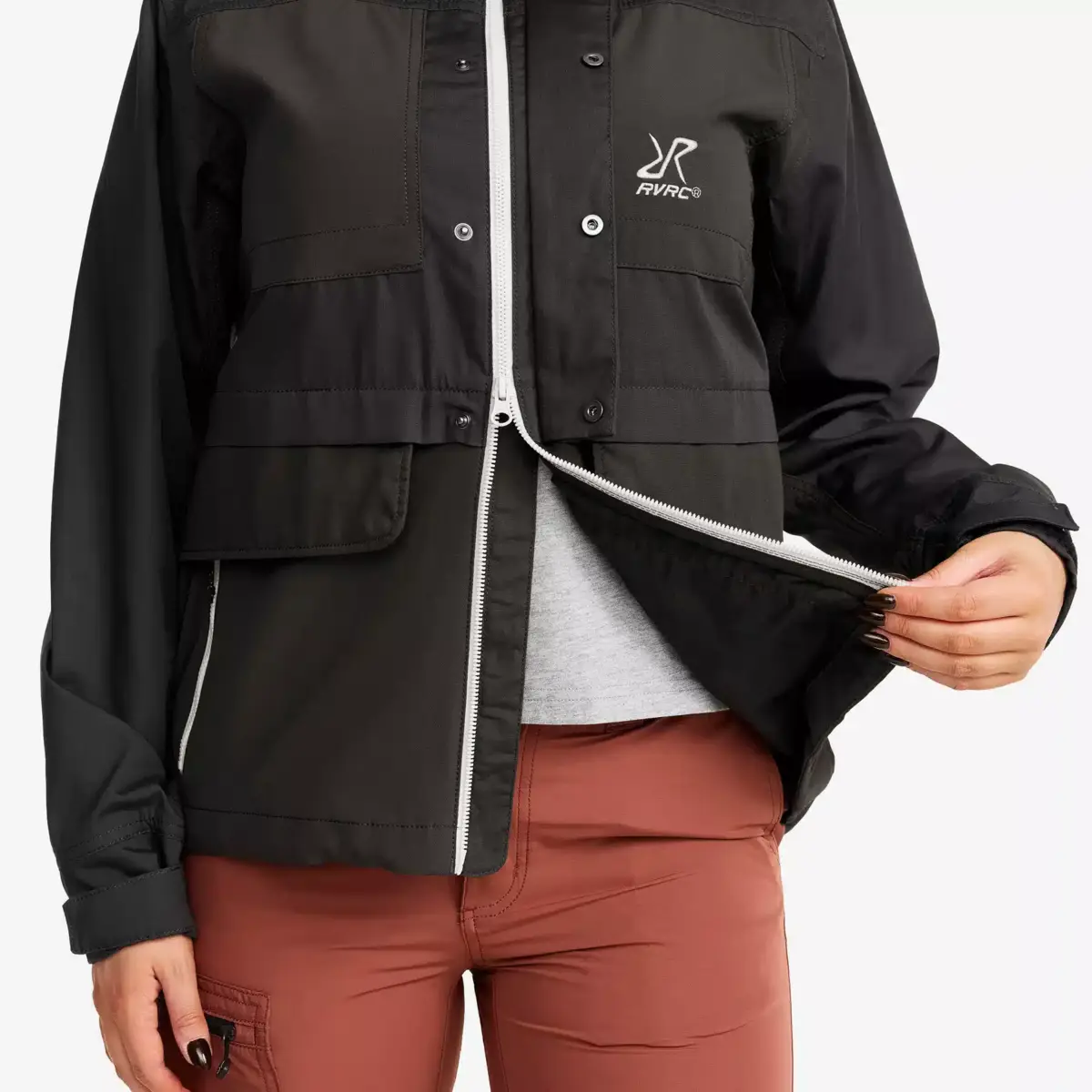 Chaqueta Rambler Lightweight Pro para mujer, antracita/avena Chaqueta Rambler Lightweight Pro para mujer, antracita/avena