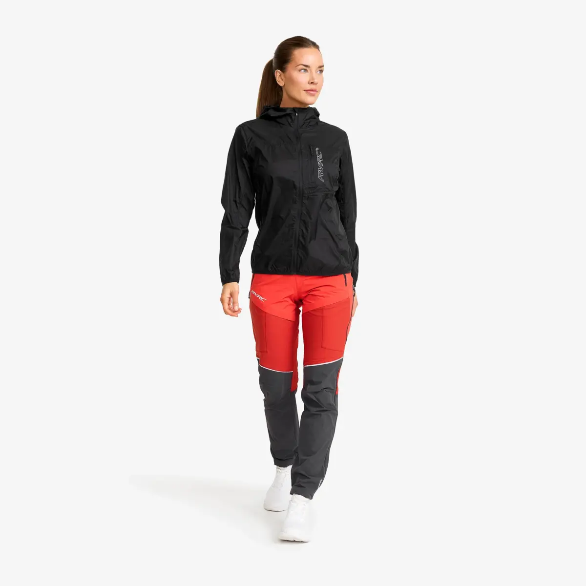 Cortavientos con capucha Speed para mujer, negro Cortavientos con capucha Speed para mujer, negro