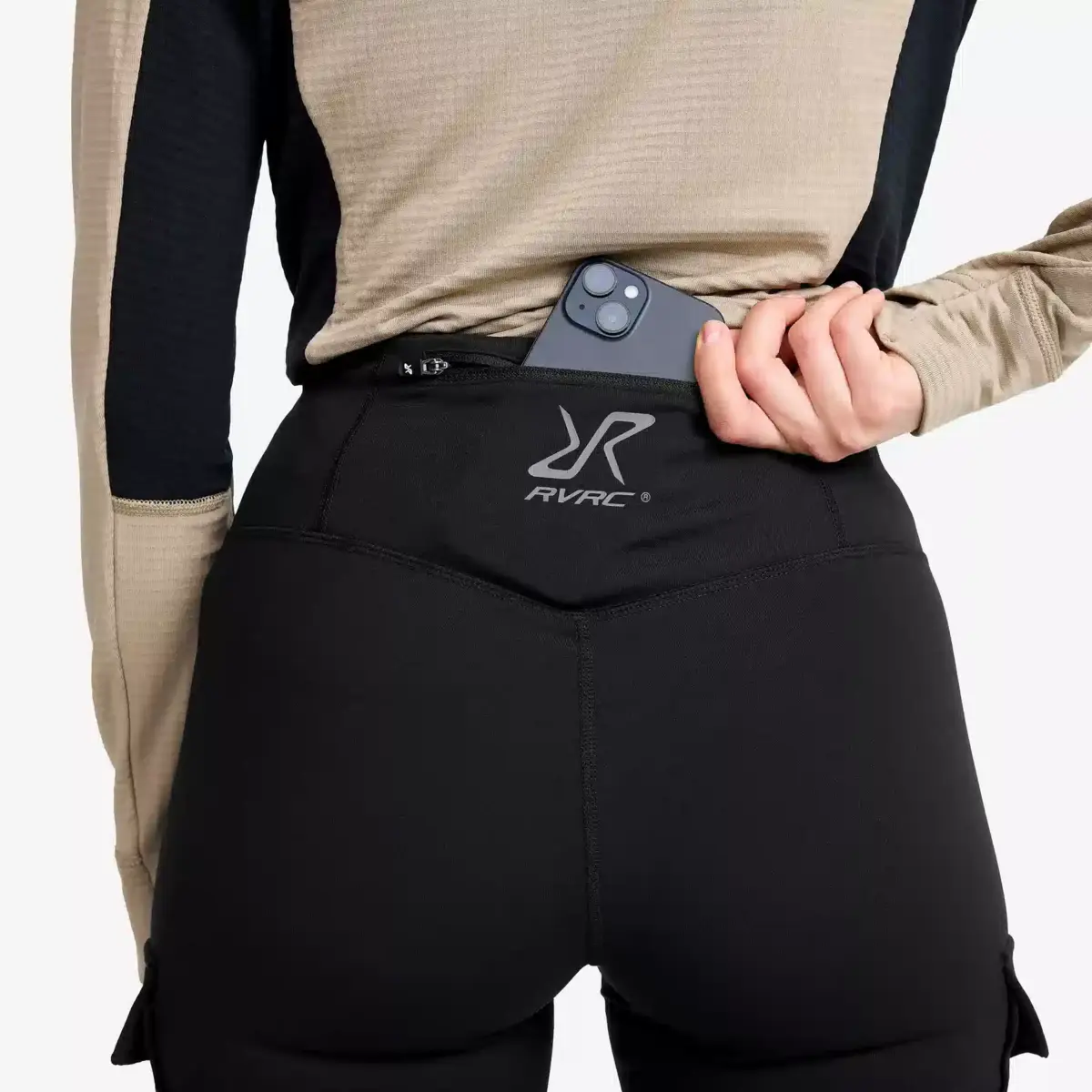 Mallas Summit Pocket para mujer, color negro Mallas Summit Pocket para mujer, color negro