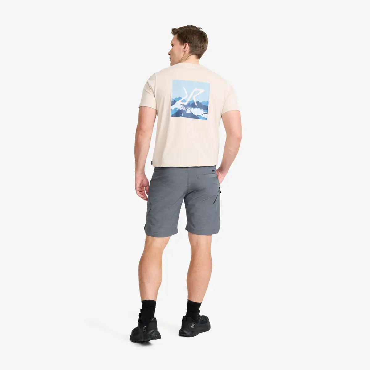 Pantalones cortos Hike & Dive para hombre, azul turbulencia Pantalones cortos Hike & Dive para hombre, azul turbulencia