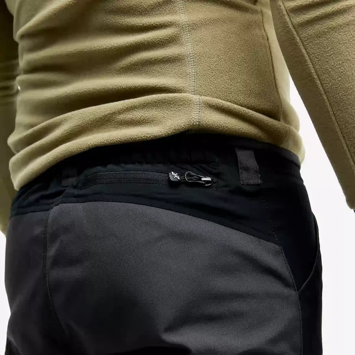 Pantalones cortos RVRC GP para hombre, color negro azabache Pantalones cortos RVRC GP para hombre, color negro azabache