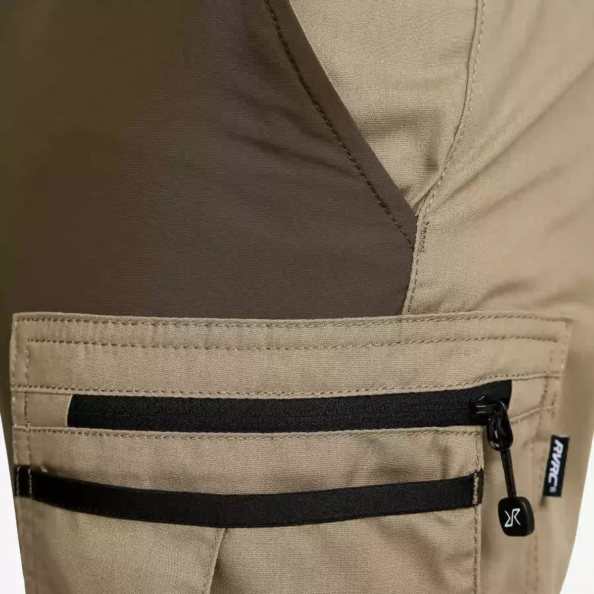 Pantalones ligeros con cremallera Rambler para hombre, color barro/atigrado Pantalones ligeros con cremallera Rambler para hombre, color barro/atigrado