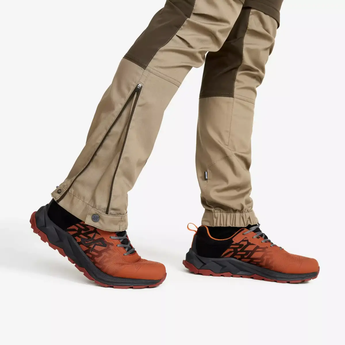 Pantalones ligeros con cremallera Rambler para hombre, color barro/atigrado Pantalones ligeros con cremallera Rambler para hombre, color barro/atigrado