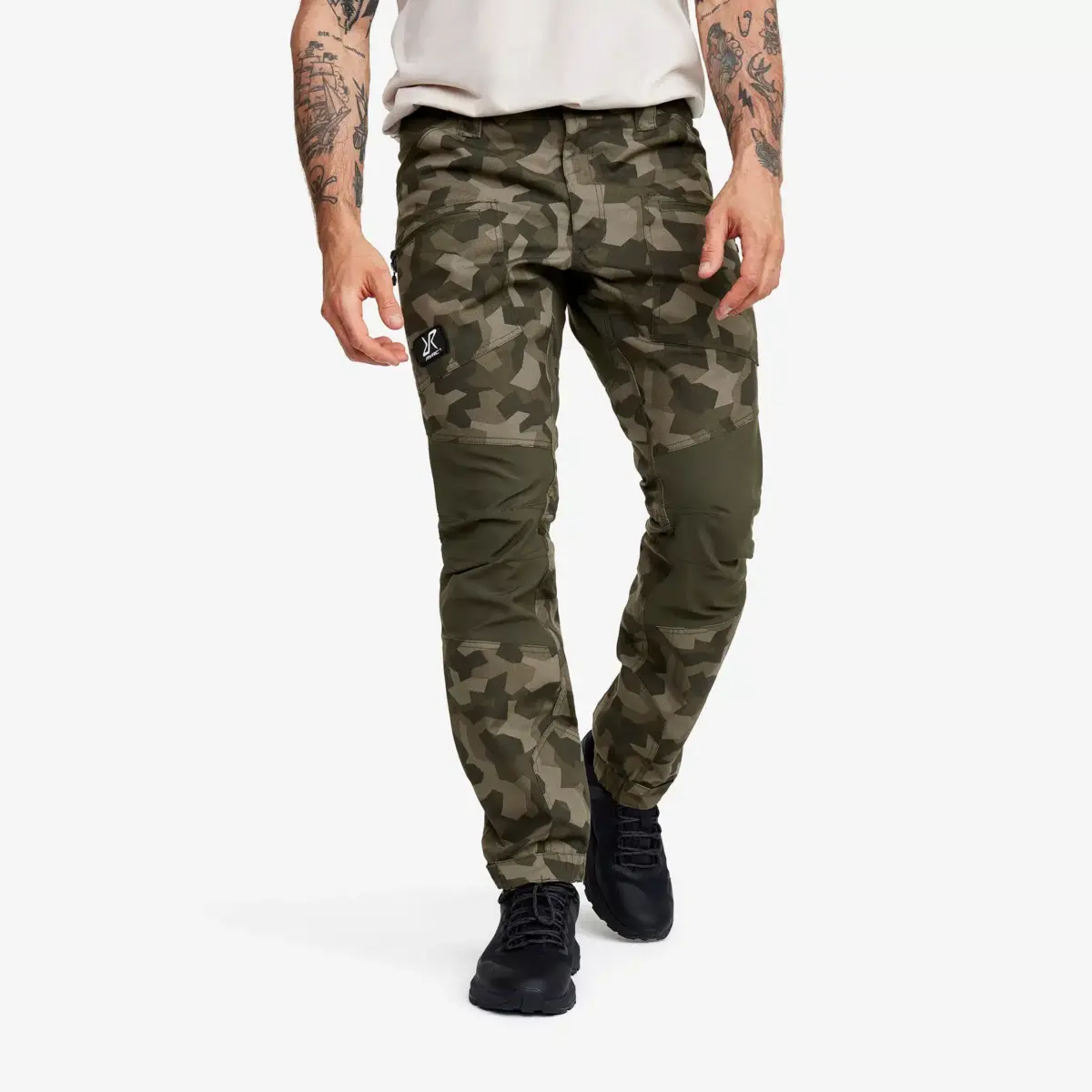 Pantalones Nordwand Pro para hombre, camuflaje forestal
