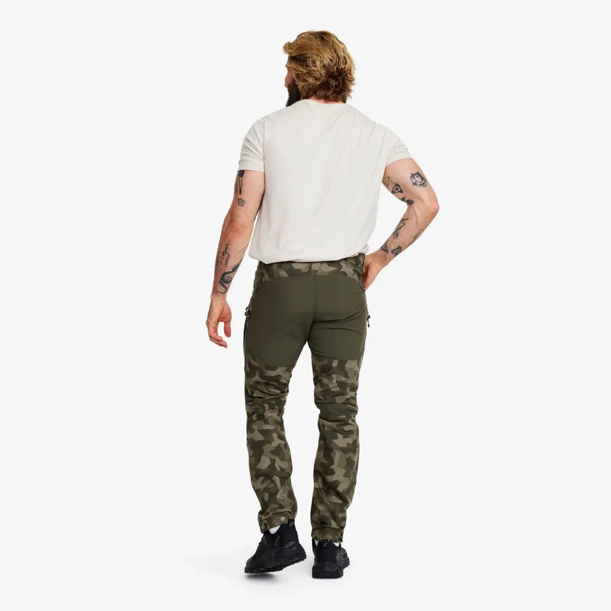 Pantalones Nordwand Pro para hombre, camuflaje forestal
