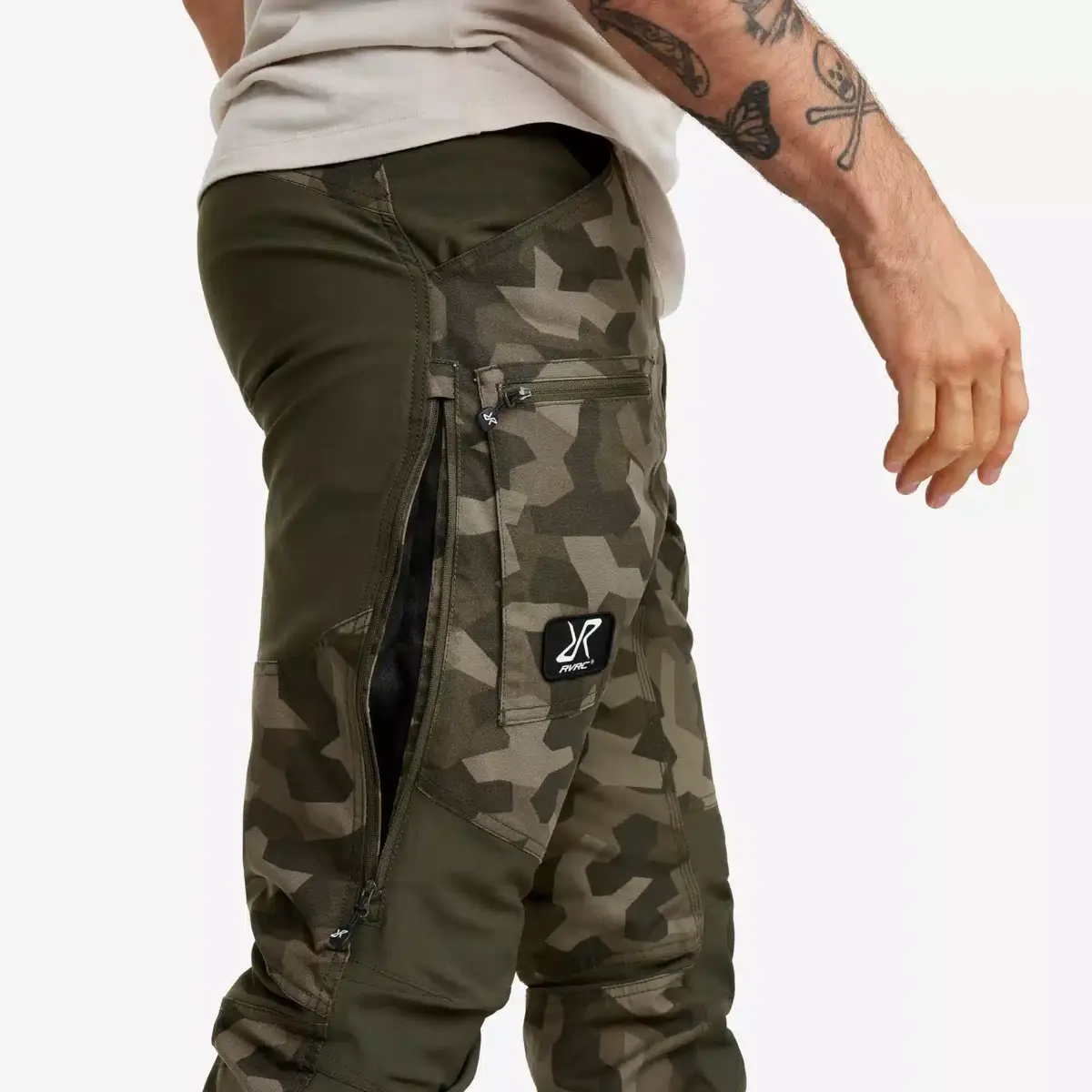 Pantalones Nordwand Pro para hombre, camuflaje forestal Pantalones Nordwand Pro para hombre, camuflaje forestal