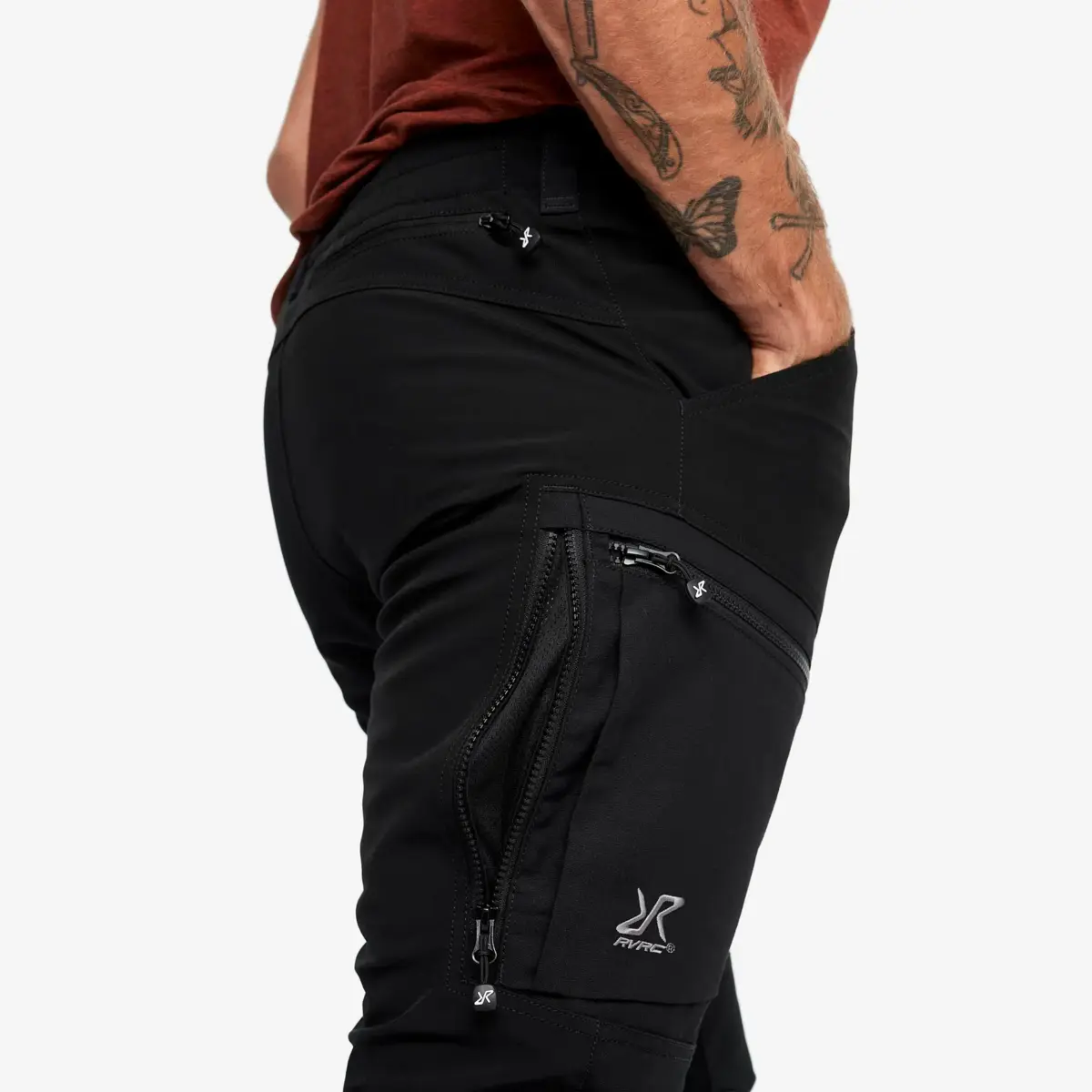 Pantalones RVRC GP Pro Expedition para hombre, color negro Pantalones RVRC GP Pro Expedition para hombre, color negro