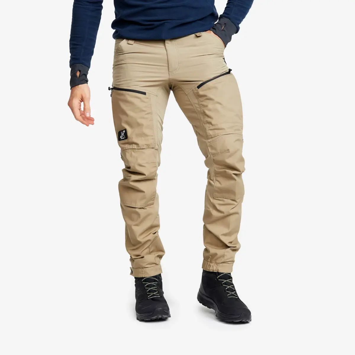 Pantalones RVRC GP Pro para hombre, color caqui