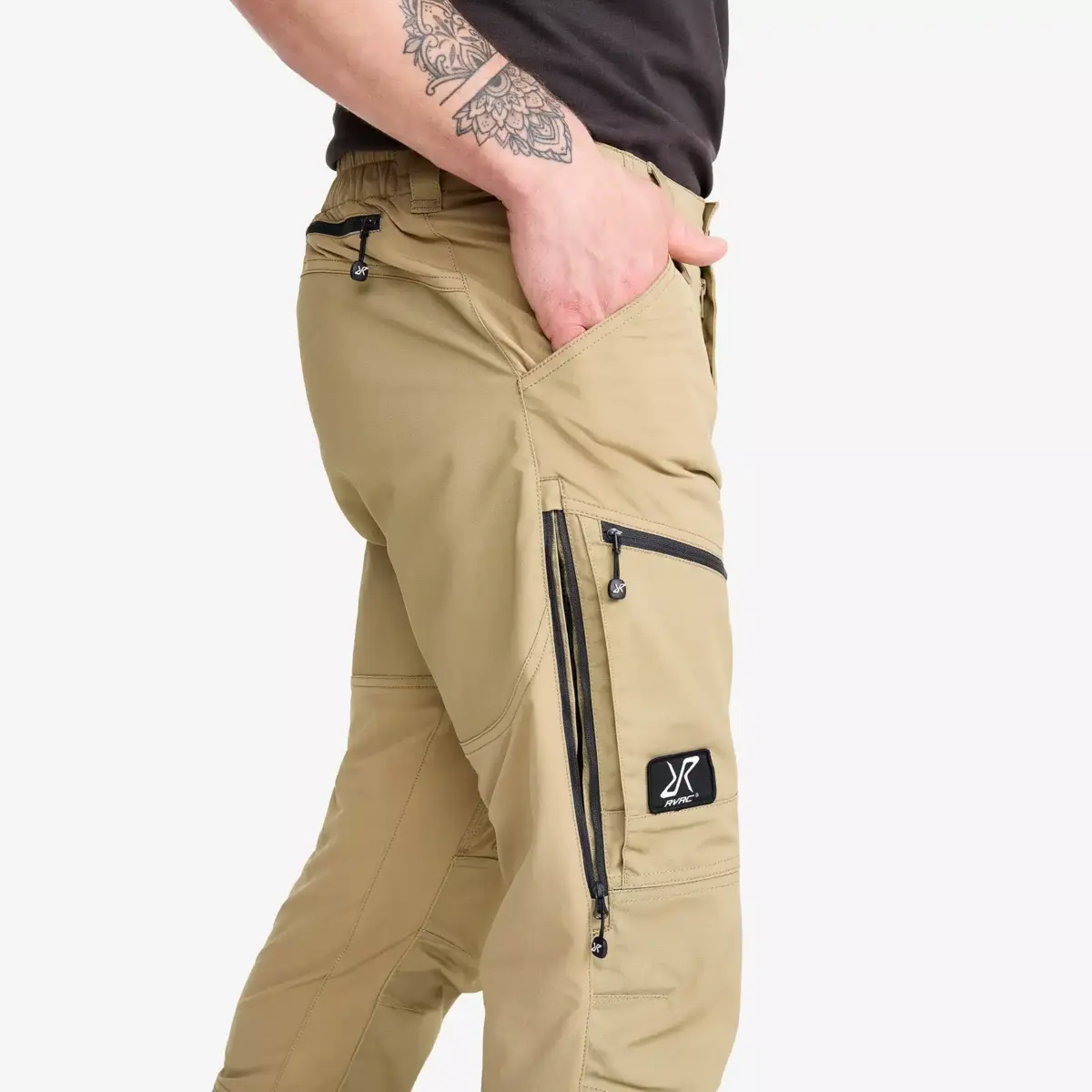 Pantalones RVRC GP Pro para hombre, color caqui Pantalones RVRC GP Pro para hombre, color caqui