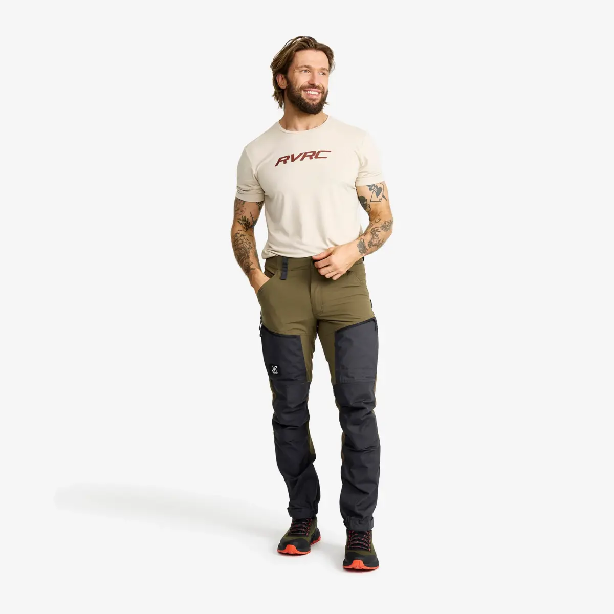 Pantalones RVRC GP Pro para hombre, color oliva oscuro Pantalones RVRC GP Pro para hombre, color oliva oscuro