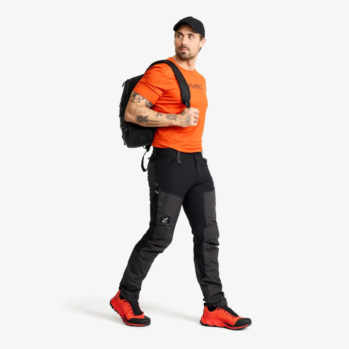 Pantalones RVRC GP Pro para hombre, negro azabache Pantalones RVRC GP Pro para hombre, negro azabache