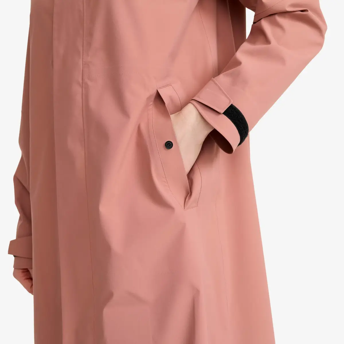 Parka larga Cloud 3L para mujer, rosa madera Parka larga Cloud 3L para mujer, rosa madera