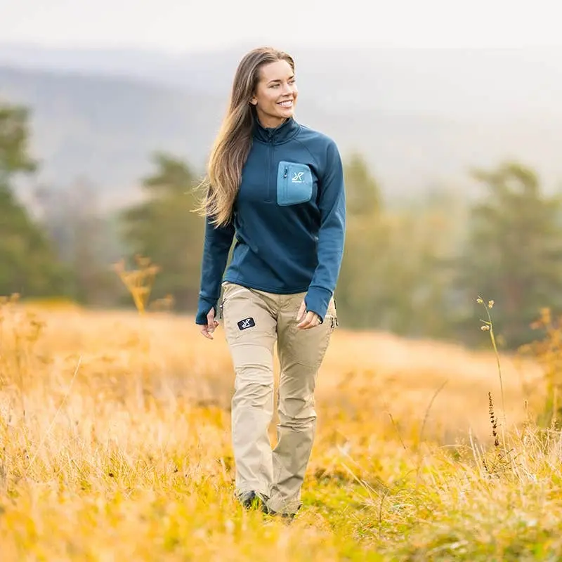 Sudadera con capucha Evolution Half-zip Stretch Fleece Women Moonlit Ocean
